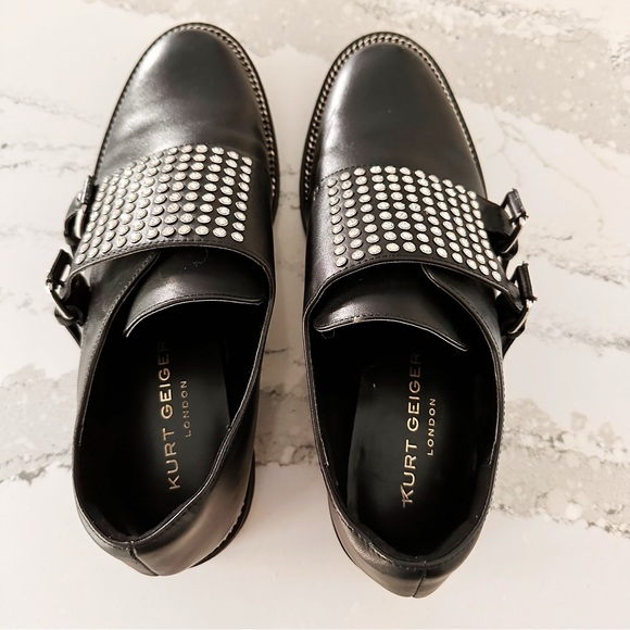 Kurt Geiger Seth Embellished Double Monk-Strap Loafers - Picture 14 of 15